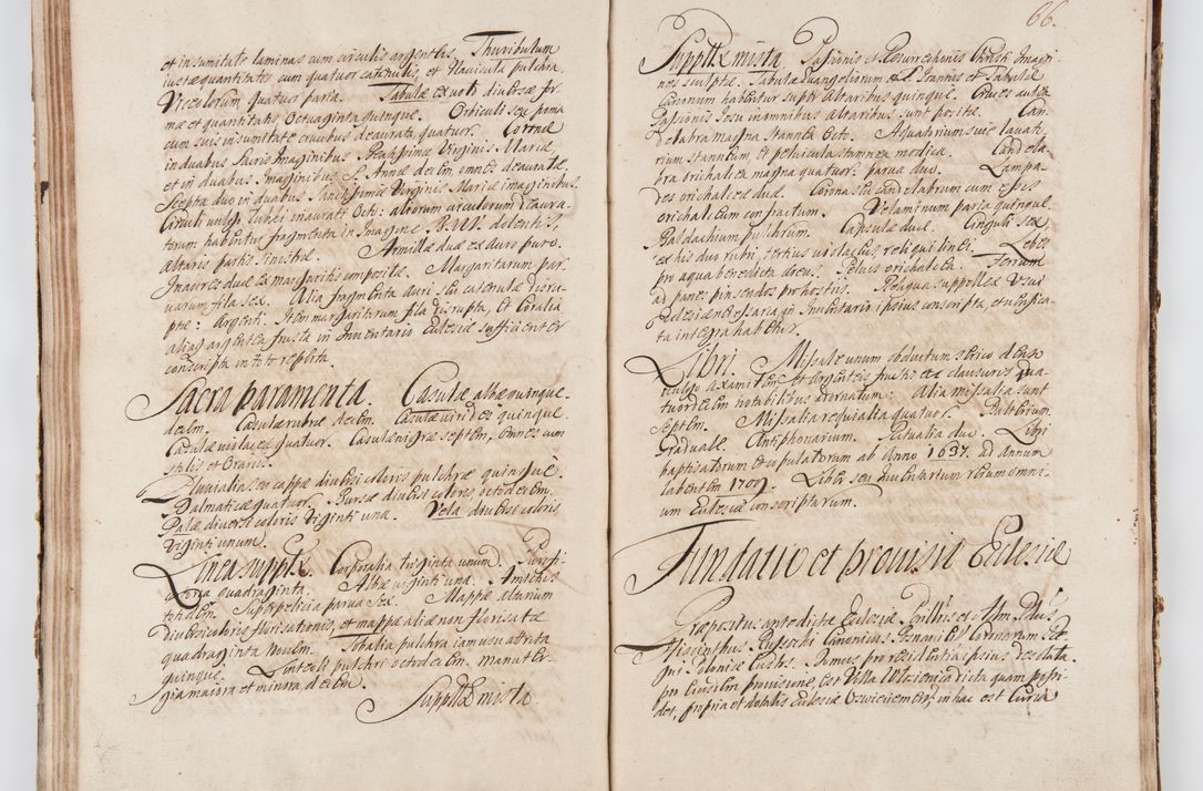 Zdjęcie nr 75 dla obiektu archiwalnego: Visitatio ecclesiarum decanatuum Zathoriensis et Oswiecimensis et Zywecensis per R.D. Remigium Suszycki, canonicum Cracoviensem, specialiter deputatum anno 1708 et 1709 expedita ex peracta. Ad calccem adpositum est &quot;Brulion wizyty dekanatu nowotarskiego 1707 - 1713&quot;