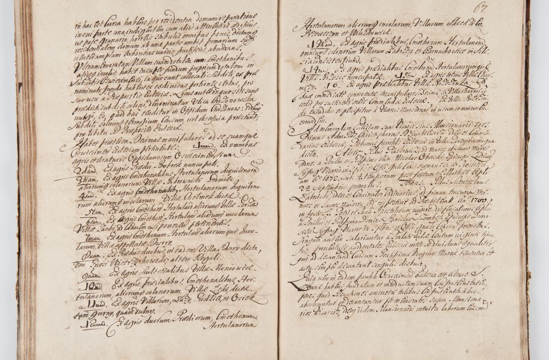 Zdjęcie nr 76 dla obiektu archiwalnego: Visitatio ecclesiarum decanatuum Zathoriensis et Oswiecimensis et Zywecensis per R.D. Remigium Suszycki, canonicum Cracoviensem, specialiter deputatum anno 1708 et 1709 expedita ex peracta. Ad calccem adpositum est "Brulion wizyty dekanatu nowotarskiego 1707 - 1713"