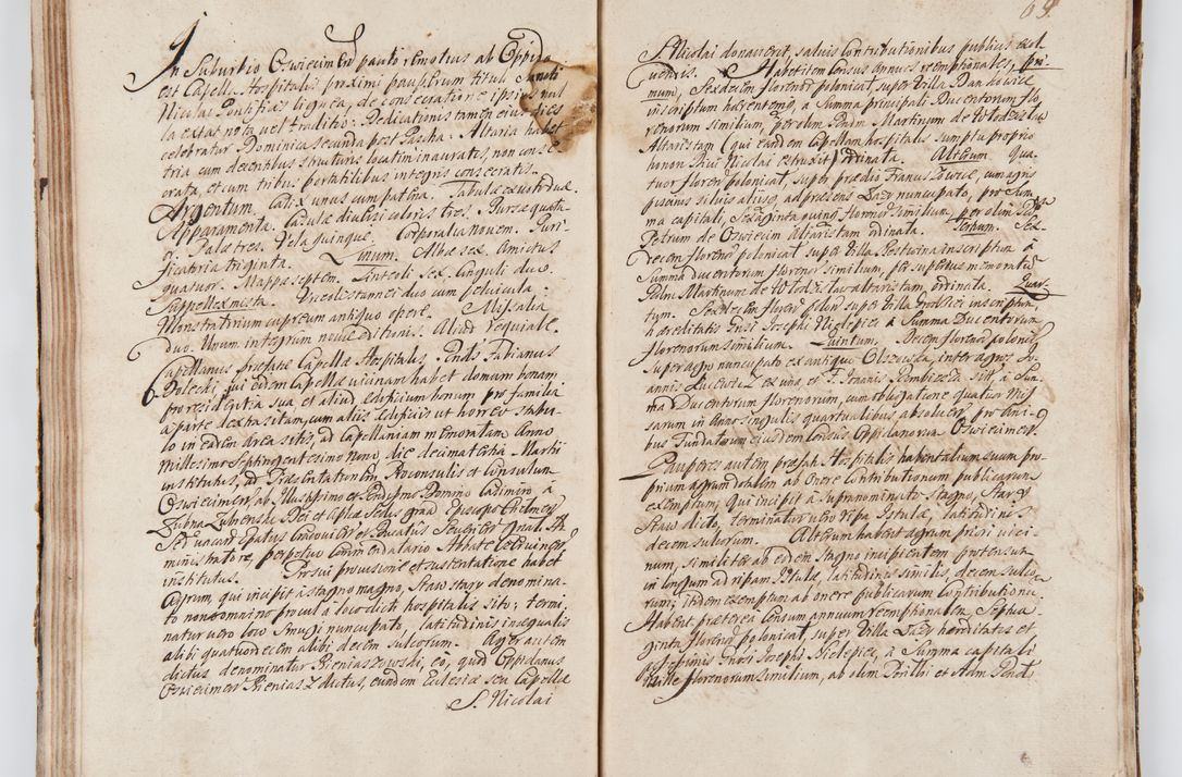 Zdjęcie nr 78 dla obiektu archiwalnego: Visitatio ecclesiarum decanatuum Zathoriensis et Oswiecimensis et Zywecensis per R.D. Remigium Suszycki, canonicum Cracoviensem, specialiter deputatum anno 1708 et 1709 expedita ex peracta. Ad calccem adpositum est "Brulion wizyty dekanatu nowotarskiego 1707 - 1713"