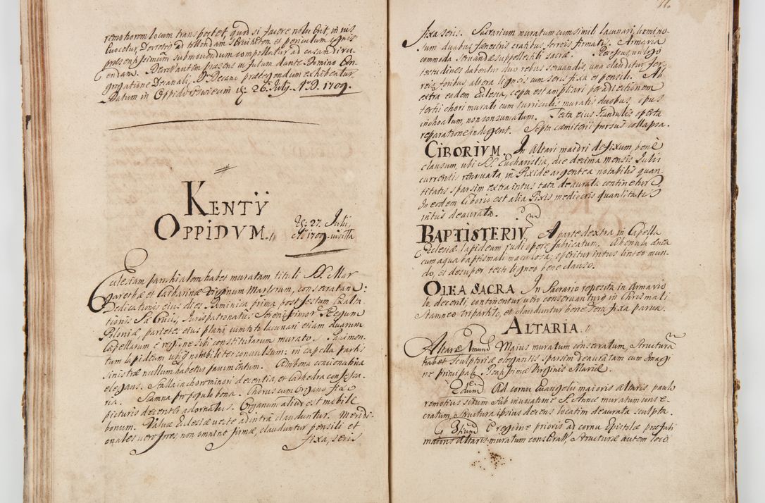Zdjęcie nr 80 dla obiektu archiwalnego: Visitatio ecclesiarum decanatuum Zathoriensis et Oswiecimensis et Zywecensis per R.D. Remigium Suszycki, canonicum Cracoviensem, specialiter deputatum anno 1708 et 1709 expedita ex peracta. Ad calccem adpositum est "Brulion wizyty dekanatu nowotarskiego 1707 - 1713"