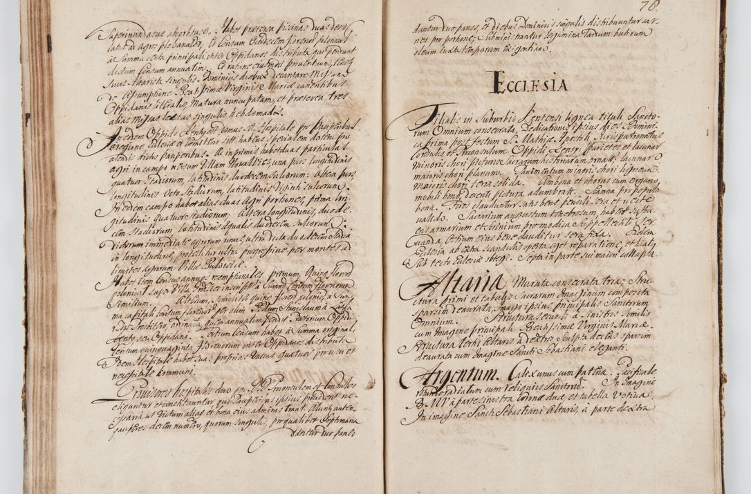 Zdjęcie nr 87 dla obiektu archiwalnego: Visitatio ecclesiarum decanatuum Zathoriensis et Oswiecimensis et Zywecensis per R.D. Remigium Suszycki, canonicum Cracoviensem, specialiter deputatum anno 1708 et 1709 expedita ex peracta. Ad calccem adpositum est &quot;Brulion wizyty dekanatu nowotarskiego 1707 - 1713&quot;