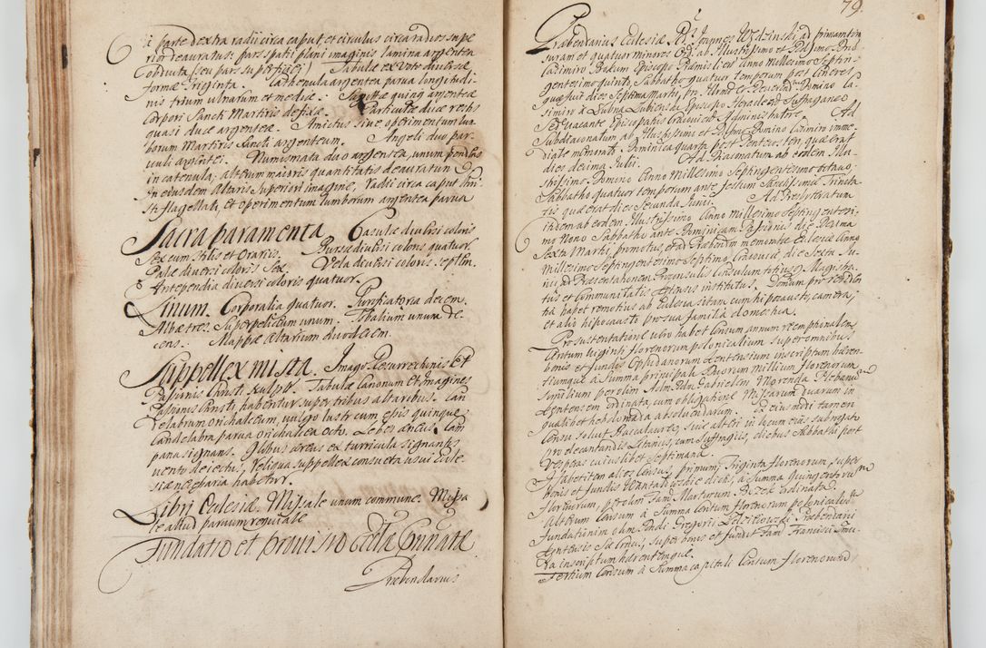 Zdjęcie nr 88 dla obiektu archiwalnego: Visitatio ecclesiarum decanatuum Zathoriensis et Oswiecimensis et Zywecensis per R.D. Remigium Suszycki, canonicum Cracoviensem, specialiter deputatum anno 1708 et 1709 expedita ex peracta. Ad calccem adpositum est &quot;Brulion wizyty dekanatu nowotarskiego 1707 - 1713&quot;