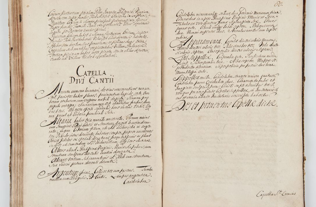 Zdjęcie nr 89 dla obiektu archiwalnego: Visitatio ecclesiarum decanatuum Zathoriensis et Oswiecimensis et Zywecensis per R.D. Remigium Suszycki, canonicum Cracoviensem, specialiter deputatum anno 1708 et 1709 expedita ex peracta. Ad calccem adpositum est &quot;Brulion wizyty dekanatu nowotarskiego 1707 - 1713&quot;