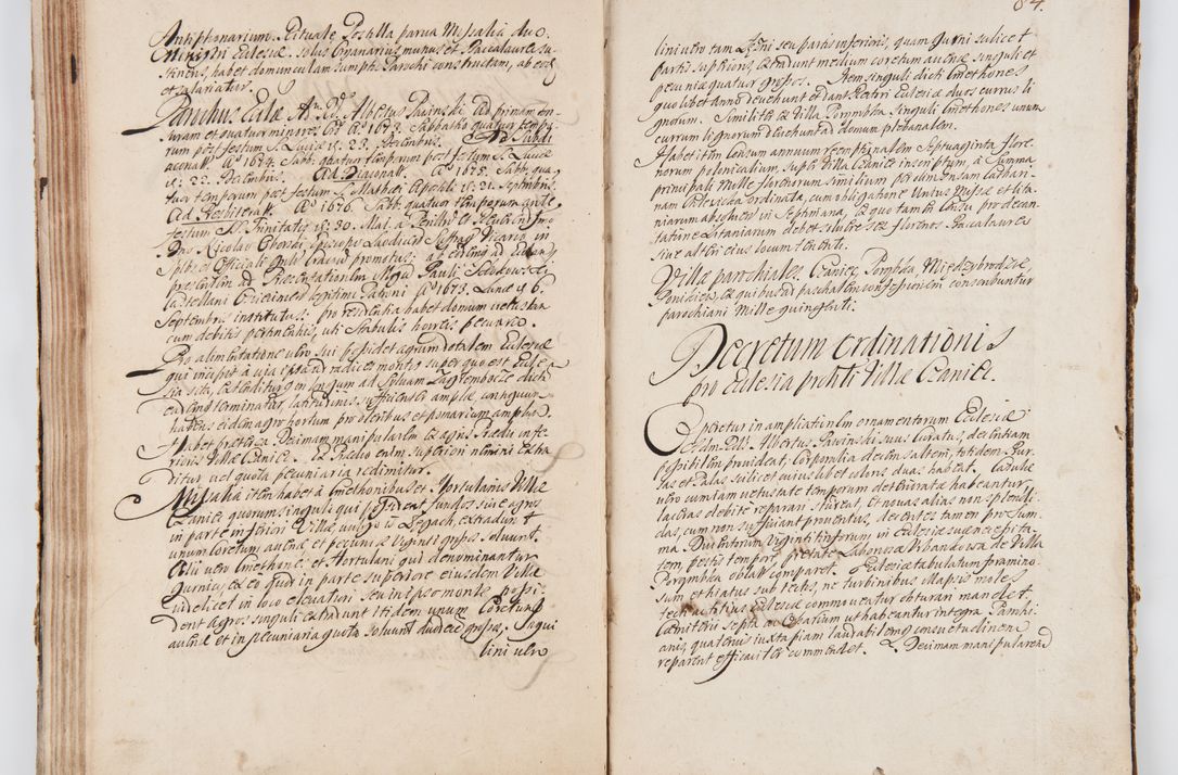 Zdjęcie nr 93 dla obiektu archiwalnego: Visitatio ecclesiarum decanatuum Zathoriensis et Oswiecimensis et Zywecensis per R.D. Remigium Suszycki, canonicum Cracoviensem, specialiter deputatum anno 1708 et 1709 expedita ex peracta. Ad calccem adpositum est "Brulion wizyty dekanatu nowotarskiego 1707 - 1713"