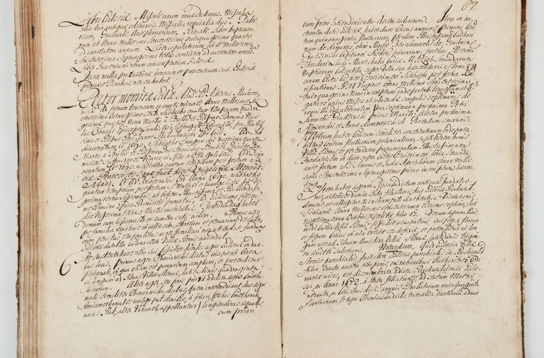 Zdjęcie nr 96 dla obiektu archiwalnego: Visitatio ecclesiarum decanatuum Zathoriensis et Oswiecimensis et Zywecensis per R.D. Remigium Suszycki, canonicum Cracoviensem, specialiter deputatum anno 1708 et 1709 expedita ex peracta. Ad calccem adpositum est &quot;Brulion wizyty dekanatu nowotarskiego 1707 - 1713&quot;