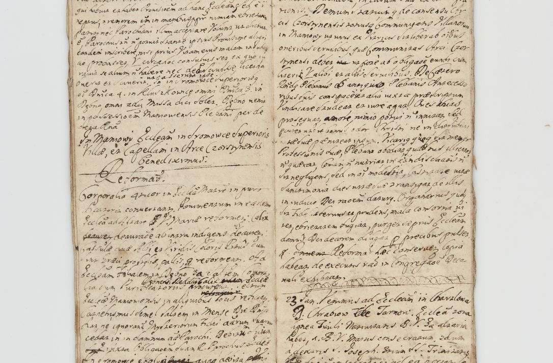 Zdjęcie nr 114 dla obiektu archiwalnego: Visitatio ecclesiarum decanatuum Zathoriensis et Oswiecimensis et Zywecensis per R.D. Remigium Suszycki, canonicum Cracoviensem, specialiter deputatum anno 1708 et 1709 expedita ex peracta. Ad calccem adpositum est "Brulion wizyty dekanatu nowotarskiego 1707 - 1713"