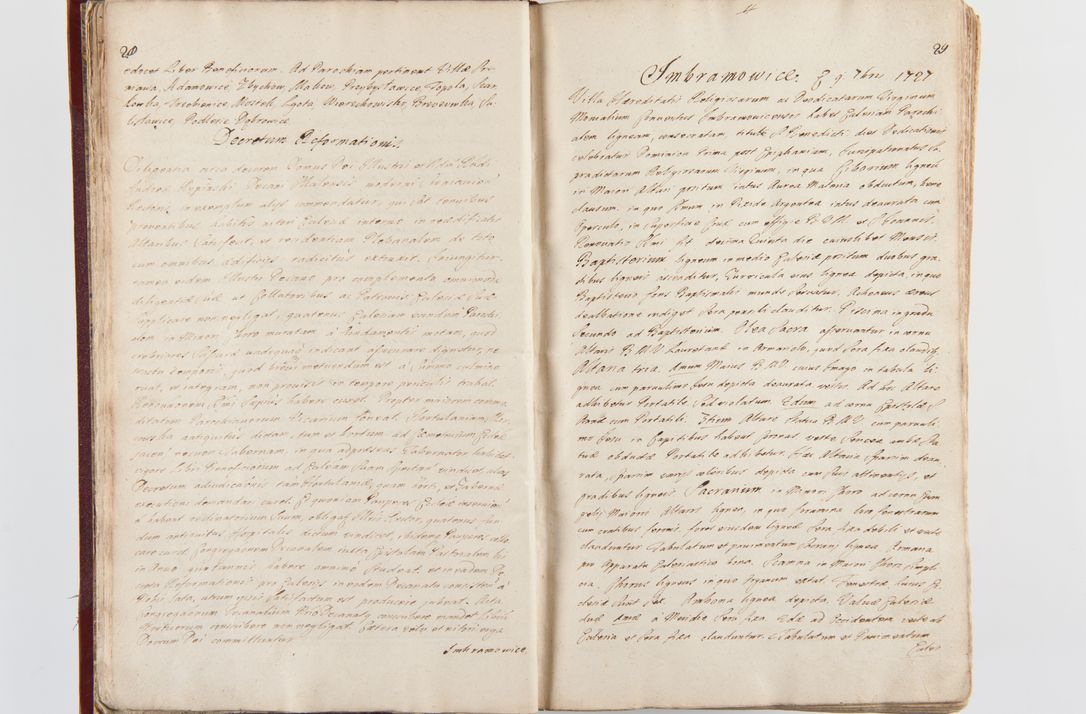 Zdjęcie nr 20 dla obiektu archiwalnego: Visitatio archidiaconatus Cracoviensis (Decanatus: Skalensis - 1727; Vitoviensis - 1727; Prossoviensis - 1728; Novi Montis - 1728; Scawinensis - 1729; Xsiążnensis - 1731; Woynicensis - 1731; Zatoriensis - 1729; Lipnicensis - 1730; Dobczycensis - 1730; Andreoviensis - 1731; Żyvecensis - 1732; Oswiemensis - 1732; Wielicensis - 1741; postea sequntur inventaria ecclesiarum decanatus Dobczycensis, Woynicensis, Andreoviensis) per R.D. Michaelem de Magna Kunice Kunicki, episcopum Arsiacensem, suffraganeum et archidiaconum Cracoviensem annis 1727 - 1741 peracta