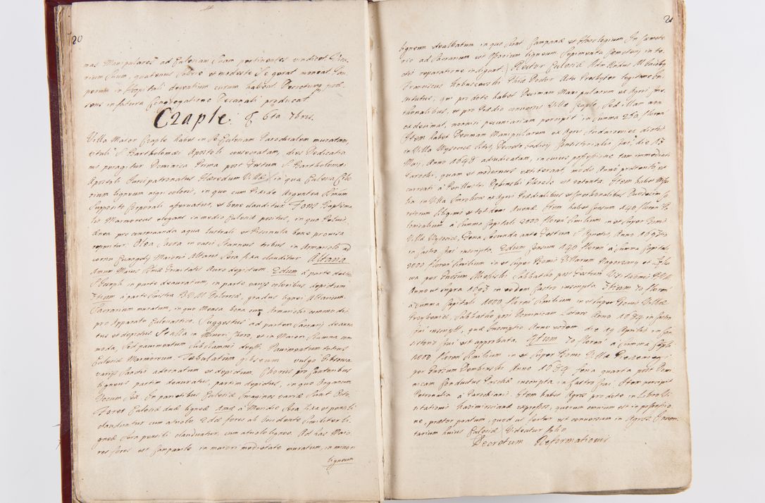 Zdjęcie nr 15 dla obiektu archiwalnego: Visitatio archidiaconatus Cracoviensis (Decanatus: Skalensis - 1727; Vitoviensis - 1727; Prossoviensis - 1728; Novi Montis - 1728; Scawinensis - 1729; Xsiążnensis - 1731; Woynicensis - 1731; Zatoriensis - 1729; Lipnicensis - 1730; Dobczycensis - 1730; Andreoviensis - 1731; Żyvecensis - 1732; Oswiemensis - 1732; Wielicensis - 1741; postea sequntur inventaria ecclesiarum decanatus Dobczycensis, Woynicensis, Andreoviensis) per R.D. Michaelem de Magna Kunice Kunicki, episcopum Arsiacensem, suffraganeum et archidiaconum Cracoviensem annis 1727 - 1741 peracta