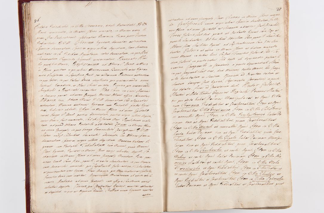 Zdjęcie nr 19 dla obiektu archiwalnego: Visitatio archidiaconatus Cracoviensis (Decanatus: Skalensis - 1727; Vitoviensis - 1727; Prossoviensis - 1728; Novi Montis - 1728; Scawinensis - 1729; Xsiążnensis - 1731; Woynicensis - 1731; Zatoriensis - 1729; Lipnicensis - 1730; Dobczycensis - 1730; Andreoviensis - 1731; Żyvecensis - 1732; Oswiemensis - 1732; Wielicensis - 1741; postea sequntur inventaria ecclesiarum decanatus Dobczycensis, Woynicensis, Andreoviensis) per R.D. Michaelem de Magna Kunice Kunicki, episcopum Arsiacensem, suffraganeum et archidiaconum Cracoviensem annis 1727 - 1741 peracta