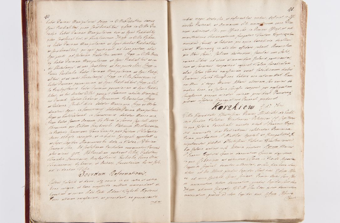 Zdjęcie nr 26 dla obiektu archiwalnego: Visitatio archidiaconatus Cracoviensis (Decanatus: Skalensis - 1727; Vitoviensis - 1727; Prossoviensis - 1728; Novi Montis - 1728; Scawinensis - 1729; Xsiążnensis - 1731; Woynicensis - 1731; Zatoriensis - 1729; Lipnicensis - 1730; Dobczycensis - 1730; Andreoviensis - 1731; Żyvecensis - 1732; Oswiemensis - 1732; Wielicensis - 1741; postea sequntur inventaria ecclesiarum decanatus Dobczycensis, Woynicensis, Andreoviensis) per R.D. Michaelem de Magna Kunice Kunicki, episcopum Arsiacensem, suffraganeum et archidiaconum Cracoviensem annis 1727 - 1741 peracta