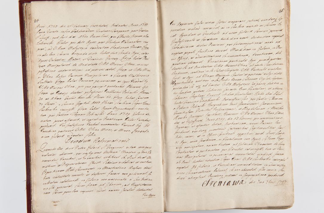Zdjęcie nr 17 dla obiektu archiwalnego: Visitatio archidiaconatus Cracoviensis (Decanatus: Skalensis - 1727; Vitoviensis - 1727; Prossoviensis - 1728; Novi Montis - 1728; Scawinensis - 1729; Xsiążnensis - 1731; Woynicensis - 1731; Zatoriensis - 1729; Lipnicensis - 1730; Dobczycensis - 1730; Andreoviensis - 1731; Żyvecensis - 1732; Oswiemensis - 1732; Wielicensis - 1741; postea sequntur inventaria ecclesiarum decanatus Dobczycensis, Woynicensis, Andreoviensis) per R.D. Michaelem de Magna Kunice Kunicki, episcopum Arsiacensem, suffraganeum et archidiaconum Cracoviensem annis 1727 - 1741 peracta