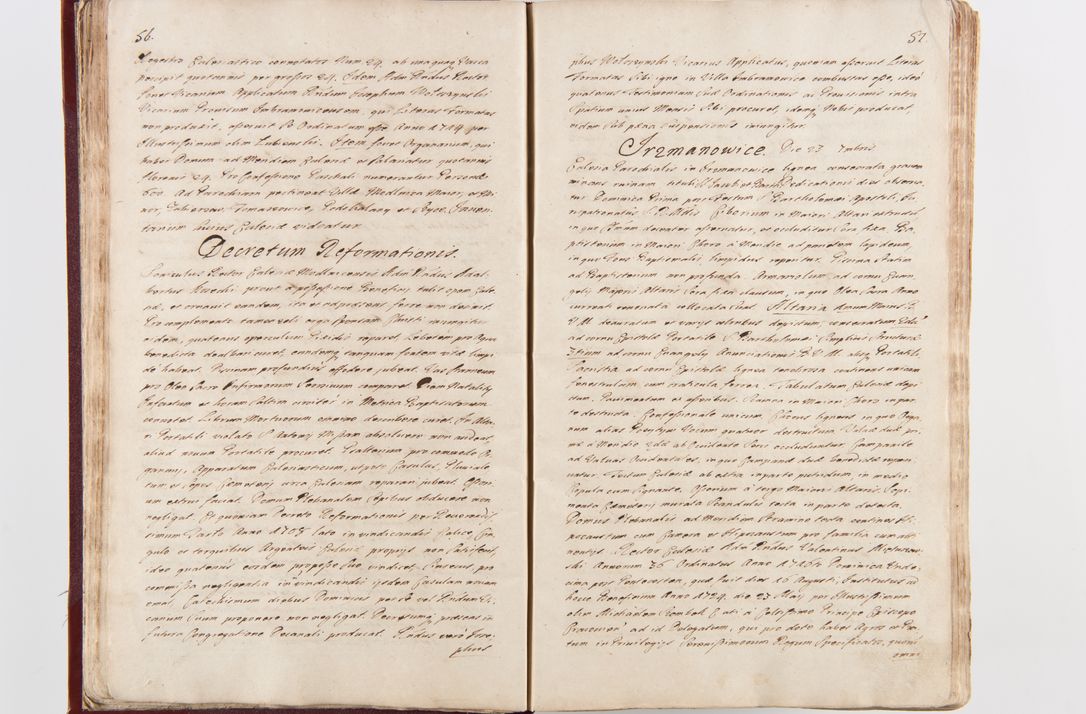 Zdjęcie nr 34 dla obiektu archiwalnego: Visitatio archidiaconatus Cracoviensis (Decanatus: Skalensis - 1727; Vitoviensis - 1727; Prossoviensis - 1728; Novi Montis - 1728; Scawinensis - 1729; Xsiążnensis - 1731; Woynicensis - 1731; Zatoriensis - 1729; Lipnicensis - 1730; Dobczycensis - 1730; Andreoviensis - 1731; Żyvecensis - 1732; Oswiemensis - 1732; Wielicensis - 1741; postea sequntur inventaria ecclesiarum decanatus Dobczycensis, Woynicensis, Andreoviensis) per R.D. Michaelem de Magna Kunice Kunicki, episcopum Arsiacensem, suffraganeum et archidiaconum Cracoviensem annis 1727 - 1741 peracta