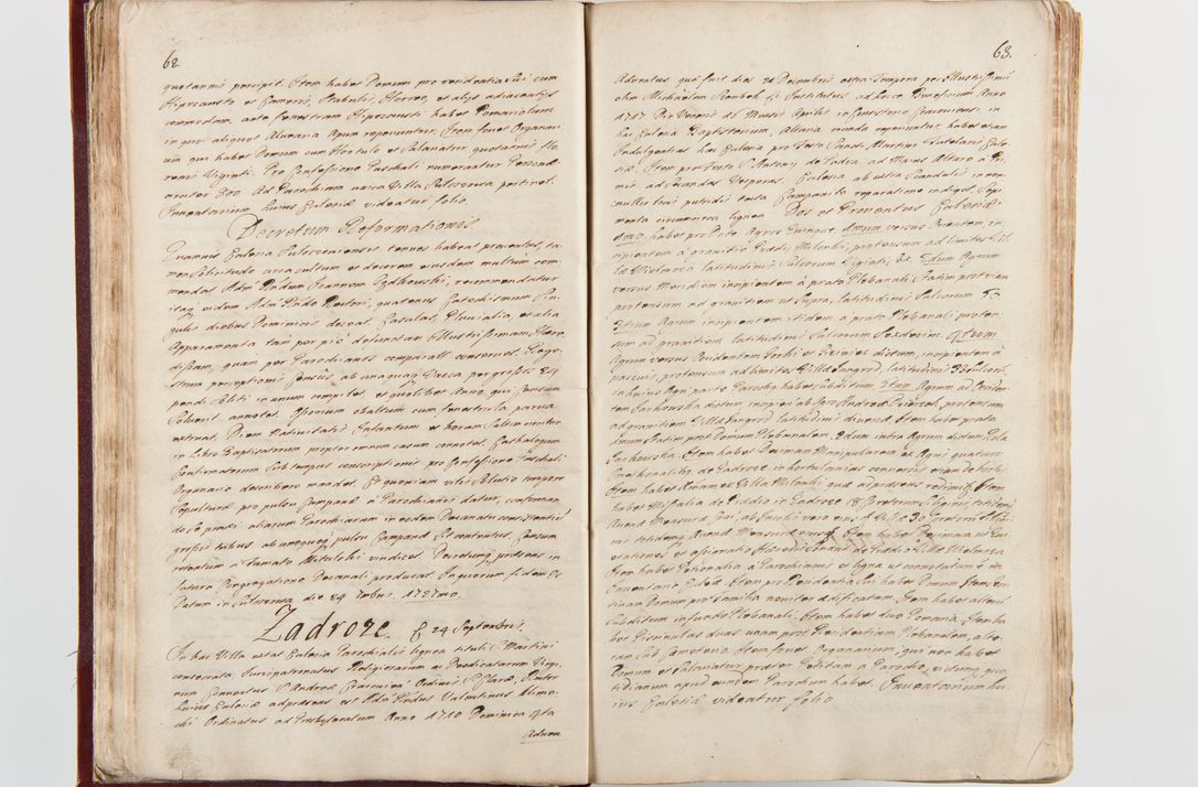 Zdjęcie nr 37 dla obiektu archiwalnego: Visitatio archidiaconatus Cracoviensis (Decanatus: Skalensis - 1727; Vitoviensis - 1727; Prossoviensis - 1728; Novi Montis - 1728; Scawinensis - 1729; Xsiążnensis - 1731; Woynicensis - 1731; Zatoriensis - 1729; Lipnicensis - 1730; Dobczycensis - 1730; Andreoviensis - 1731; Żyvecensis - 1732; Oswiemensis - 1732; Wielicensis - 1741; postea sequntur inventaria ecclesiarum decanatus Dobczycensis, Woynicensis, Andreoviensis) per R.D. Michaelem de Magna Kunice Kunicki, episcopum Arsiacensem, suffraganeum et archidiaconum Cracoviensem annis 1727 - 1741 peracta