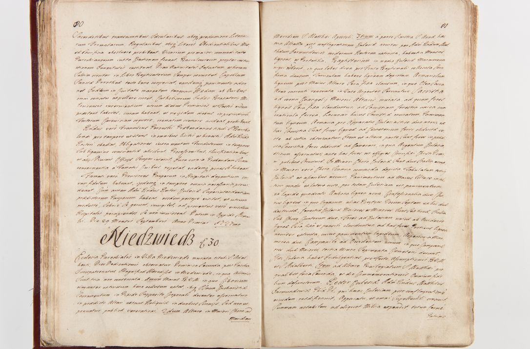 Zdjęcie nr 45 dla obiektu archiwalnego: Visitatio archidiaconatus Cracoviensis (Decanatus: Skalensis - 1727; Vitoviensis - 1727; Prossoviensis - 1728; Novi Montis - 1728; Scawinensis - 1729; Xsiążnensis - 1731; Woynicensis - 1731; Zatoriensis - 1729; Lipnicensis - 1730; Dobczycensis - 1730; Andreoviensis - 1731; Żyvecensis - 1732; Oswiemensis - 1732; Wielicensis - 1741; postea sequntur inventaria ecclesiarum decanatus Dobczycensis, Woynicensis, Andreoviensis) per R.D. Michaelem de Magna Kunice Kunicki, episcopum Arsiacensem, suffraganeum et archidiaconum Cracoviensem annis 1727 - 1741 peracta