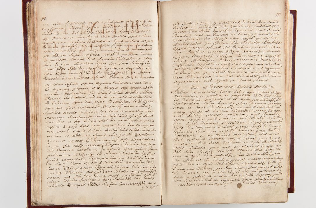 Zdjęcie nr 53 dla obiektu archiwalnego: Visitatio archidiaconatus Cracoviensis (Decanatus: Skalensis - 1727; Vitoviensis - 1727; Prossoviensis - 1728; Novi Montis - 1728; Scawinensis - 1729; Xsiążnensis - 1731; Woynicensis - 1731; Zatoriensis - 1729; Lipnicensis - 1730; Dobczycensis - 1730; Andreoviensis - 1731; Żyvecensis - 1732; Oswiemensis - 1732; Wielicensis - 1741; postea sequntur inventaria ecclesiarum decanatus Dobczycensis, Woynicensis, Andreoviensis) per R.D. Michaelem de Magna Kunice Kunicki, episcopum Arsiacensem, suffraganeum et archidiaconum Cracoviensem annis 1727 - 1741 peracta