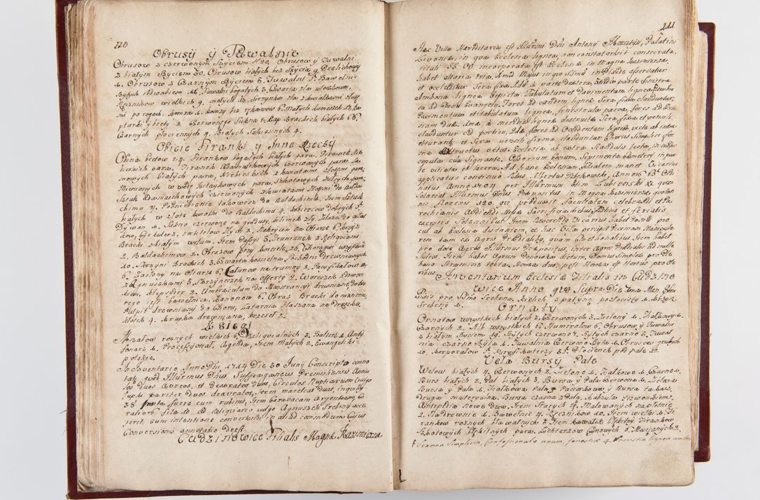 Zdjęcie nr 59 dla obiektu archiwalnego: Visitatio archidiaconatus Cracoviensis (Decanatus: Skalensis - 1727; Vitoviensis - 1727; Prossoviensis - 1728; Novi Montis - 1728; Scawinensis - 1729; Xsiążnensis - 1731; Woynicensis - 1731; Zatoriensis - 1729; Lipnicensis - 1730; Dobczycensis - 1730; Andreoviensis - 1731; Żyvecensis - 1732; Oswiemensis - 1732; Wielicensis - 1741; postea sequntur inventaria ecclesiarum decanatus Dobczycensis, Woynicensis, Andreoviensis) per R.D. Michaelem de Magna Kunice Kunicki, episcopum Arsiacensem, suffraganeum et archidiaconum Cracoviensem annis 1727 - 1741 peracta