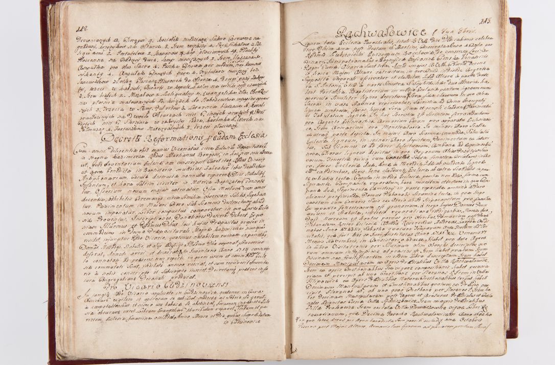 Zdjęcie nr 60 dla obiektu archiwalnego: Visitatio archidiaconatus Cracoviensis (Decanatus: Skalensis - 1727; Vitoviensis - 1727; Prossoviensis - 1728; Novi Montis - 1728; Scawinensis - 1729; Xsiążnensis - 1731; Woynicensis - 1731; Zatoriensis - 1729; Lipnicensis - 1730; Dobczycensis - 1730; Andreoviensis - 1731; Żyvecensis - 1732; Oswiemensis - 1732; Wielicensis - 1741; postea sequntur inventaria ecclesiarum decanatus Dobczycensis, Woynicensis, Andreoviensis) per R.D. Michaelem de Magna Kunice Kunicki, episcopum Arsiacensem, suffraganeum et archidiaconum Cracoviensem annis 1727 - 1741 peracta