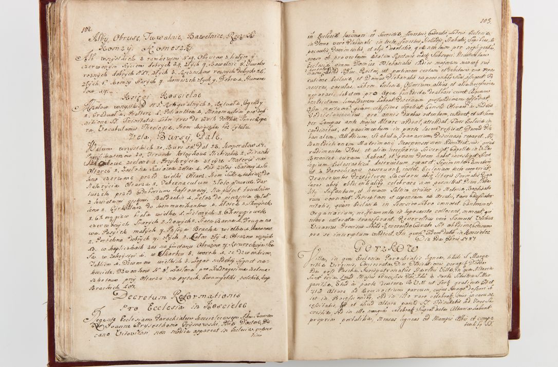 Zdjęcie nr 55 dla obiektu archiwalnego: Visitatio archidiaconatus Cracoviensis (Decanatus: Skalensis - 1727; Vitoviensis - 1727; Prossoviensis - 1728; Novi Montis - 1728; Scawinensis - 1729; Xsiążnensis - 1731; Woynicensis - 1731; Zatoriensis - 1729; Lipnicensis - 1730; Dobczycensis - 1730; Andreoviensis - 1731; Żyvecensis - 1732; Oswiemensis - 1732; Wielicensis - 1741; postea sequntur inventaria ecclesiarum decanatus Dobczycensis, Woynicensis, Andreoviensis) per R.D. Michaelem de Magna Kunice Kunicki, episcopum Arsiacensem, suffraganeum et archidiaconum Cracoviensem annis 1727 - 1741 peracta