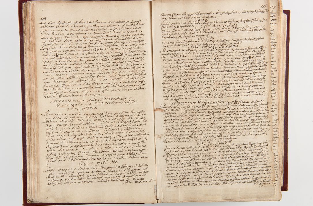 Zdjęcie nr 61 dla obiektu archiwalnego: Visitatio archidiaconatus Cracoviensis (Decanatus: Skalensis - 1727; Vitoviensis - 1727; Prossoviensis - 1728; Novi Montis - 1728; Scawinensis - 1729; Xsiążnensis - 1731; Woynicensis - 1731; Zatoriensis - 1729; Lipnicensis - 1730; Dobczycensis - 1730; Andreoviensis - 1731; Żyvecensis - 1732; Oswiemensis - 1732; Wielicensis - 1741; postea sequntur inventaria ecclesiarum decanatus Dobczycensis, Woynicensis, Andreoviensis) per R.D. Michaelem de Magna Kunice Kunicki, episcopum Arsiacensem, suffraganeum et archidiaconum Cracoviensem annis 1727 - 1741 peracta