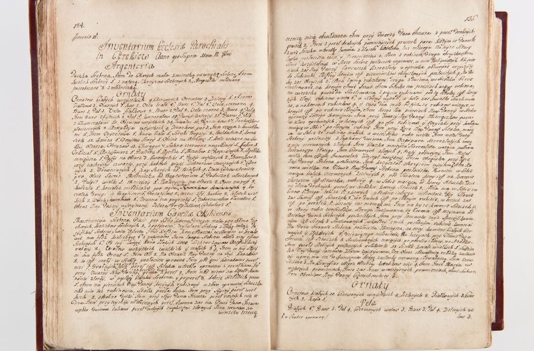Zdjęcie nr 71 dla obiektu archiwalnego: Visitatio archidiaconatus Cracoviensis (Decanatus: Skalensis - 1727; Vitoviensis - 1727; Prossoviensis - 1728; Novi Montis - 1728; Scawinensis - 1729; Xsiążnensis - 1731; Woynicensis - 1731; Zatoriensis - 1729; Lipnicensis - 1730; Dobczycensis - 1730; Andreoviensis - 1731; Żyvecensis - 1732; Oswiemensis - 1732; Wielicensis - 1741; postea sequntur inventaria ecclesiarum decanatus Dobczycensis, Woynicensis, Andreoviensis) per R.D. Michaelem de Magna Kunice Kunicki, episcopum Arsiacensem, suffraganeum et archidiaconum Cracoviensem annis 1727 - 1741 peracta