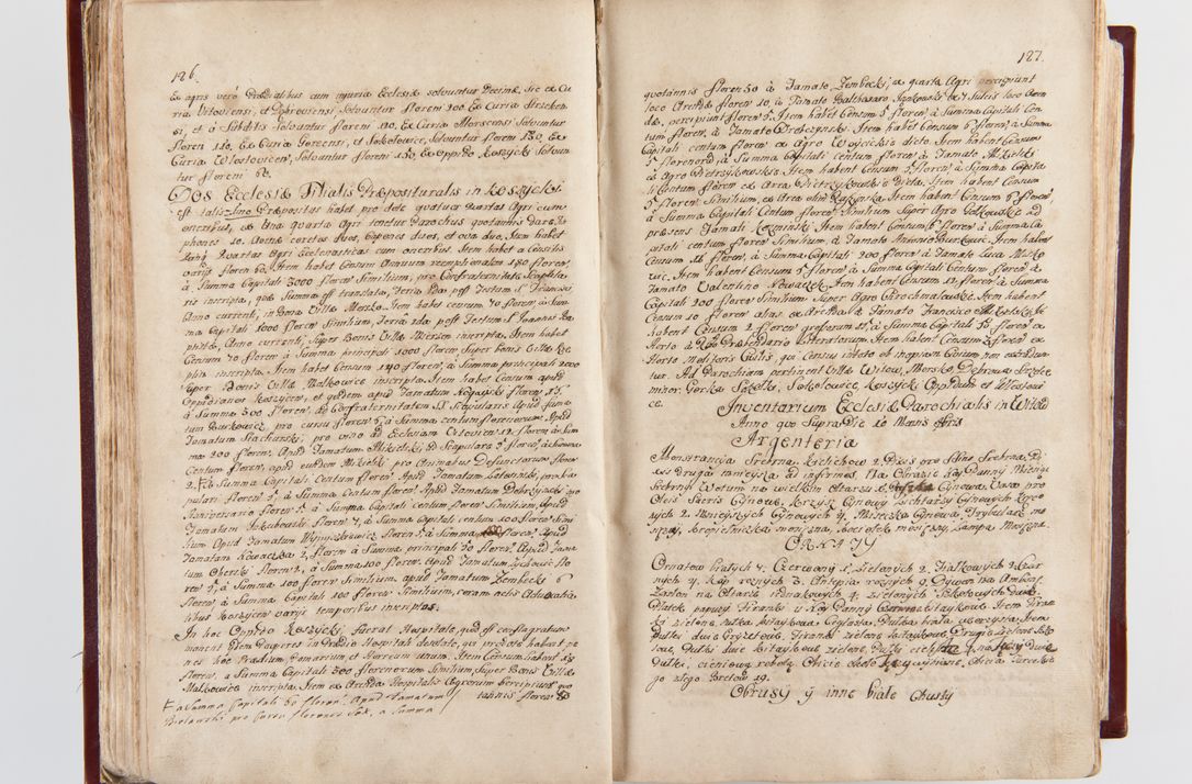 Zdjęcie nr 67 dla obiektu archiwalnego: Visitatio archidiaconatus Cracoviensis (Decanatus: Skalensis - 1727; Vitoviensis - 1727; Prossoviensis - 1728; Novi Montis - 1728; Scawinensis - 1729; Xsiążnensis - 1731; Woynicensis - 1731; Zatoriensis - 1729; Lipnicensis - 1730; Dobczycensis - 1730; Andreoviensis - 1731; Żyvecensis - 1732; Oswiemensis - 1732; Wielicensis - 1741; postea sequntur inventaria ecclesiarum decanatus Dobczycensis, Woynicensis, Andreoviensis) per R.D. Michaelem de Magna Kunice Kunicki, episcopum Arsiacensem, suffraganeum et archidiaconum Cracoviensem annis 1727 - 1741 peracta