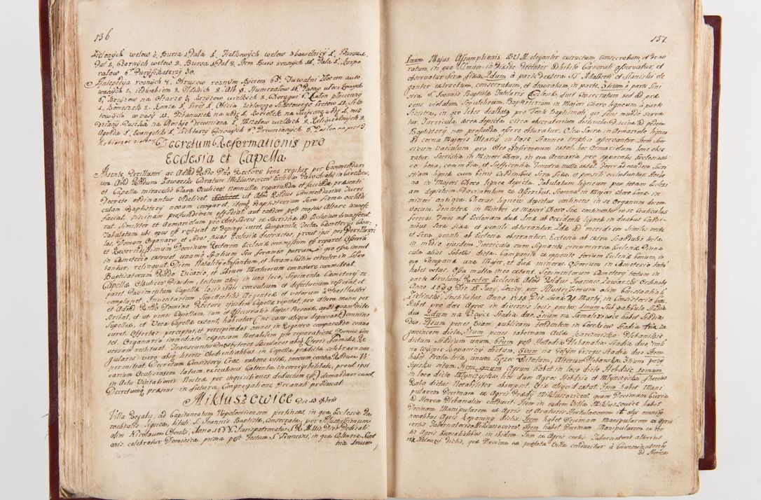 Zdjęcie nr 72 dla obiektu archiwalnego: Visitatio archidiaconatus Cracoviensis (Decanatus: Skalensis - 1727; Vitoviensis - 1727; Prossoviensis - 1728; Novi Montis - 1728; Scawinensis - 1729; Xsiążnensis - 1731; Woynicensis - 1731; Zatoriensis - 1729; Lipnicensis - 1730; Dobczycensis - 1730; Andreoviensis - 1731; Żyvecensis - 1732; Oswiemensis - 1732; Wielicensis - 1741; postea sequntur inventaria ecclesiarum decanatus Dobczycensis, Woynicensis, Andreoviensis) per R.D. Michaelem de Magna Kunice Kunicki, episcopum Arsiacensem, suffraganeum et archidiaconum Cracoviensem annis 1727 - 1741 peracta