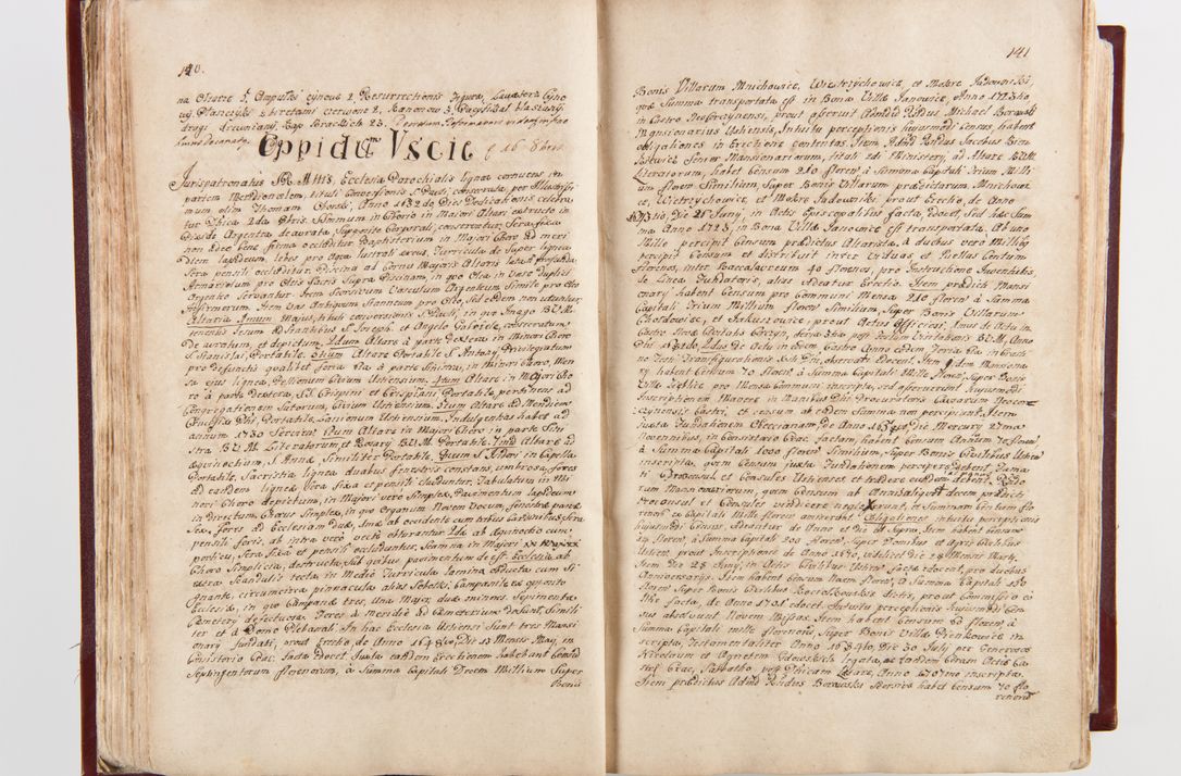 Zdjęcie nr 74 dla obiektu archiwalnego: Visitatio archidiaconatus Cracoviensis (Decanatus: Skalensis - 1727; Vitoviensis - 1727; Prossoviensis - 1728; Novi Montis - 1728; Scawinensis - 1729; Xsiążnensis - 1731; Woynicensis - 1731; Zatoriensis - 1729; Lipnicensis - 1730; Dobczycensis - 1730; Andreoviensis - 1731; Żyvecensis - 1732; Oswiemensis - 1732; Wielicensis - 1741; postea sequntur inventaria ecclesiarum decanatus Dobczycensis, Woynicensis, Andreoviensis) per R.D. Michaelem de Magna Kunice Kunicki, episcopum Arsiacensem, suffraganeum et archidiaconum Cracoviensem annis 1727 - 1741 peracta
