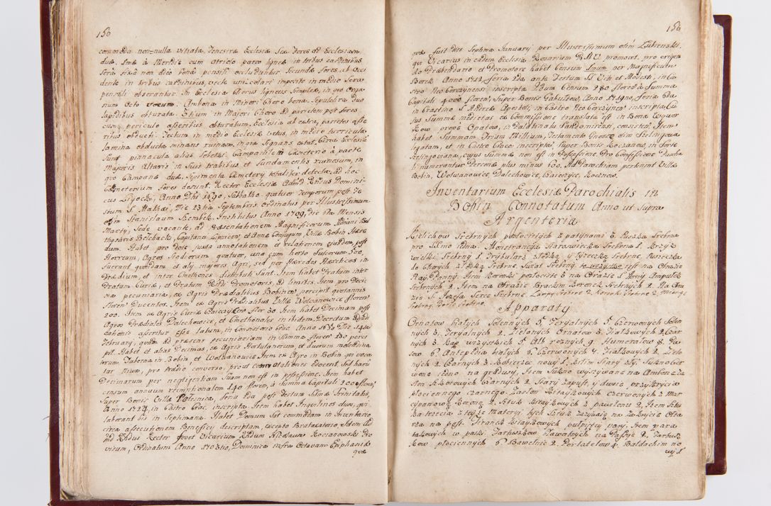 Zdjęcie nr 80 dla obiektu archiwalnego: Visitatio archidiaconatus Cracoviensis (Decanatus: Skalensis - 1727; Vitoviensis - 1727; Prossoviensis - 1728; Novi Montis - 1728; Scawinensis - 1729; Xsiążnensis - 1731; Woynicensis - 1731; Zatoriensis - 1729; Lipnicensis - 1730; Dobczycensis - 1730; Andreoviensis - 1731; Żyvecensis - 1732; Oswiemensis - 1732; Wielicensis - 1741; postea sequntur inventaria ecclesiarum decanatus Dobczycensis, Woynicensis, Andreoviensis) per R.D. Michaelem de Magna Kunice Kunicki, episcopum Arsiacensem, suffraganeum et archidiaconum Cracoviensem annis 1727 - 1741 peracta