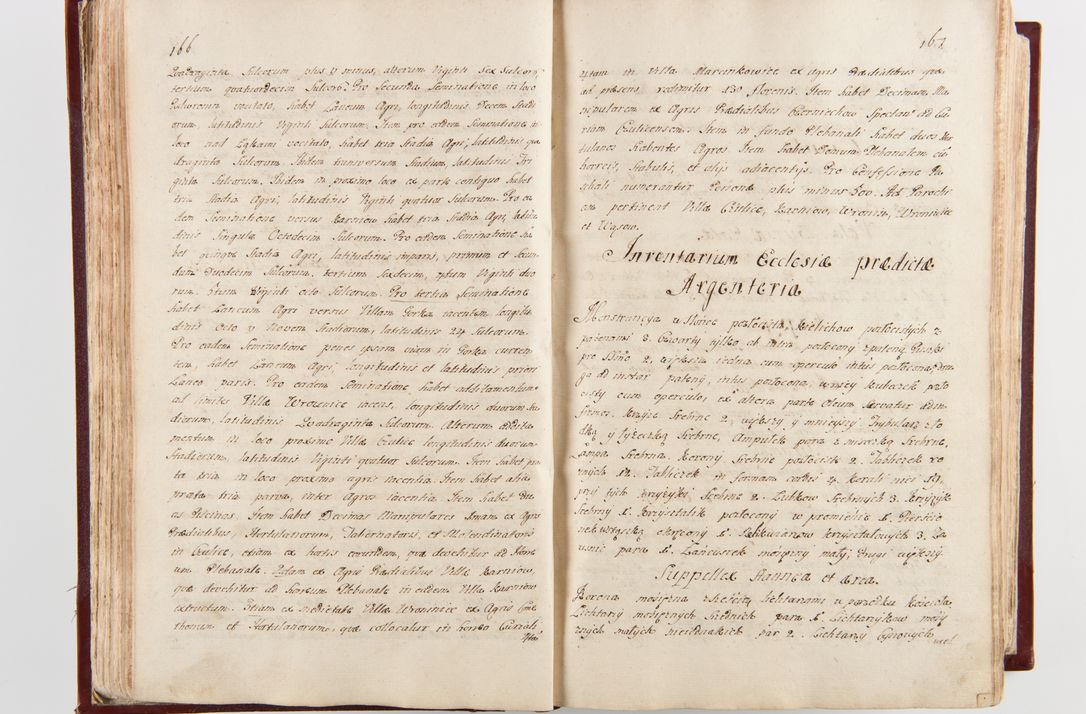 Zdjęcie nr 88 dla obiektu archiwalnego: Visitatio archidiaconatus Cracoviensis (Decanatus: Skalensis - 1727; Vitoviensis - 1727; Prossoviensis - 1728; Novi Montis - 1728; Scawinensis - 1729; Xsiążnensis - 1731; Woynicensis - 1731; Zatoriensis - 1729; Lipnicensis - 1730; Dobczycensis - 1730; Andreoviensis - 1731; Żyvecensis - 1732; Oswiemensis - 1732; Wielicensis - 1741; postea sequntur inventaria ecclesiarum decanatus Dobczycensis, Woynicensis, Andreoviensis) per R.D. Michaelem de Magna Kunice Kunicki, episcopum Arsiacensem, suffraganeum et archidiaconum Cracoviensem annis 1727 - 1741 peracta