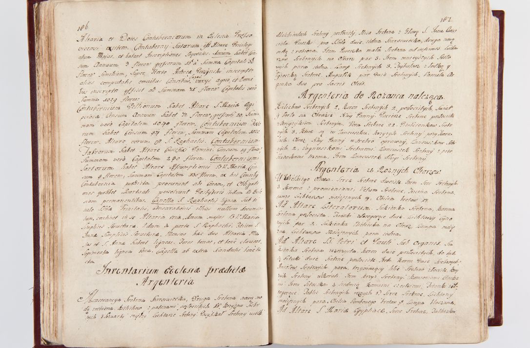 Zdjęcie nr 100 dla obiektu archiwalnego: Visitatio archidiaconatus Cracoviensis (Decanatus: Skalensis - 1727; Vitoviensis - 1727; Prossoviensis - 1728; Novi Montis - 1728; Scawinensis - 1729; Xsiążnensis - 1731; Woynicensis - 1731; Zatoriensis - 1729; Lipnicensis - 1730; Dobczycensis - 1730; Andreoviensis - 1731; Żyvecensis - 1732; Oswiemensis - 1732; Wielicensis - 1741; postea sequntur inventaria ecclesiarum decanatus Dobczycensis, Woynicensis, Andreoviensis) per R.D. Michaelem de Magna Kunice Kunicki, episcopum Arsiacensem, suffraganeum et archidiaconum Cracoviensem annis 1727 - 1741 peracta