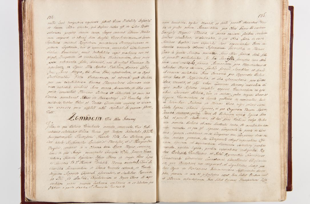 Zdjęcie nr 94 dla obiektu archiwalnego: Visitatio archidiaconatus Cracoviensis (Decanatus: Skalensis - 1727; Vitoviensis - 1727; Prossoviensis - 1728; Novi Montis - 1728; Scawinensis - 1729; Xsiążnensis - 1731; Woynicensis - 1731; Zatoriensis - 1729; Lipnicensis - 1730; Dobczycensis - 1730; Andreoviensis - 1731; Żyvecensis - 1732; Oswiemensis - 1732; Wielicensis - 1741; postea sequntur inventaria ecclesiarum decanatus Dobczycensis, Woynicensis, Andreoviensis) per R.D. Michaelem de Magna Kunice Kunicki, episcopum Arsiacensem, suffraganeum et archidiaconum Cracoviensem annis 1727 - 1741 peracta