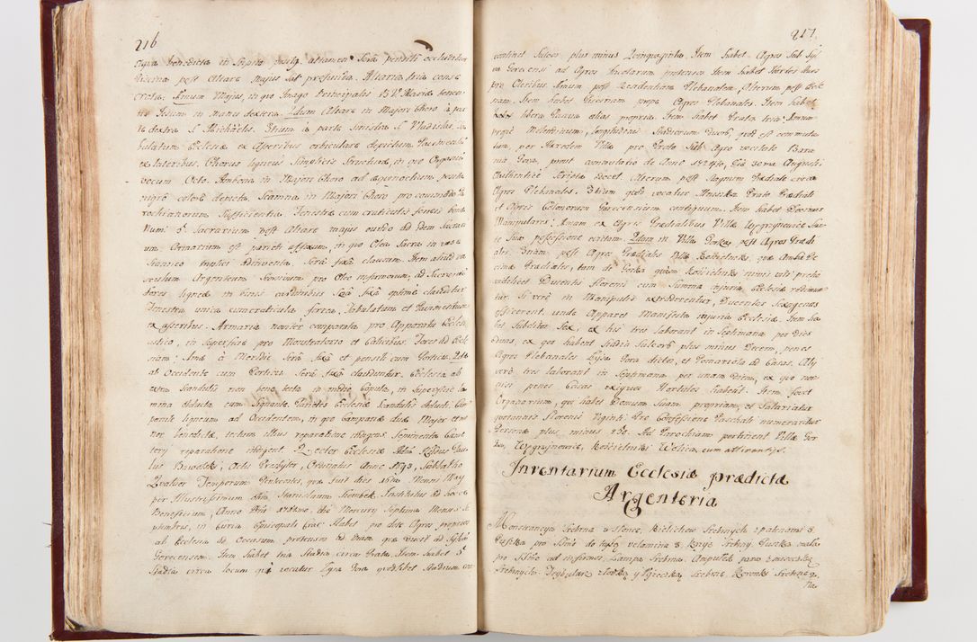 Zdjęcie nr 115 dla obiektu archiwalnego: Visitatio archidiaconatus Cracoviensis (Decanatus: Skalensis - 1727; Vitoviensis - 1727; Prossoviensis - 1728; Novi Montis - 1728; Scawinensis - 1729; Xsiążnensis - 1731; Woynicensis - 1731; Zatoriensis - 1729; Lipnicensis - 1730; Dobczycensis - 1730; Andreoviensis - 1731; Żyvecensis - 1732; Oswiemensis - 1732; Wielicensis - 1741; postea sequntur inventaria ecclesiarum decanatus Dobczycensis, Woynicensis, Andreoviensis) per R.D. Michaelem de Magna Kunice Kunicki, episcopum Arsiacensem, suffraganeum et archidiaconum Cracoviensem annis 1727 - 1741 peracta