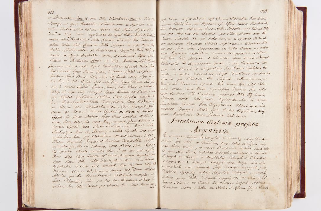 Zdjęcie nr 118 dla obiektu archiwalnego: Visitatio archidiaconatus Cracoviensis (Decanatus: Skalensis - 1727; Vitoviensis - 1727; Prossoviensis - 1728; Novi Montis - 1728; Scawinensis - 1729; Xsiążnensis - 1731; Woynicensis - 1731; Zatoriensis - 1729; Lipnicensis - 1730; Dobczycensis - 1730; Andreoviensis - 1731; Żyvecensis - 1732; Oswiemensis - 1732; Wielicensis - 1741; postea sequntur inventaria ecclesiarum decanatus Dobczycensis, Woynicensis, Andreoviensis) per R.D. Michaelem de Magna Kunice Kunicki, episcopum Arsiacensem, suffraganeum et archidiaconum Cracoviensem annis 1727 - 1741 peracta