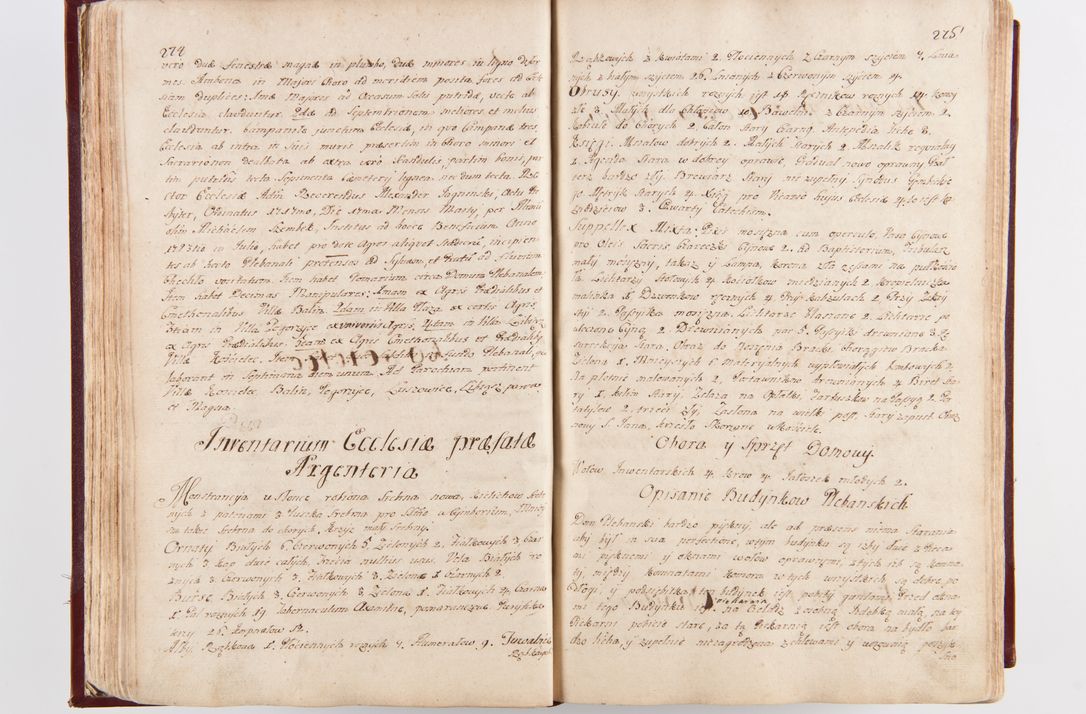 Zdjęcie nr 143 dla obiektu archiwalnego: Visitatio archidiaconatus Cracoviensis (Decanatus: Skalensis - 1727; Vitoviensis - 1727; Prossoviensis - 1728; Novi Montis - 1728; Scawinensis - 1729; Xsiążnensis - 1731; Woynicensis - 1731; Zatoriensis - 1729; Lipnicensis - 1730; Dobczycensis - 1730; Andreoviensis - 1731; Żyvecensis - 1732; Oswiemensis - 1732; Wielicensis - 1741; postea sequntur inventaria ecclesiarum decanatus Dobczycensis, Woynicensis, Andreoviensis) per R.D. Michaelem de Magna Kunice Kunicki, episcopum Arsiacensem, suffraganeum et archidiaconum Cracoviensem annis 1727 - 1741 peracta