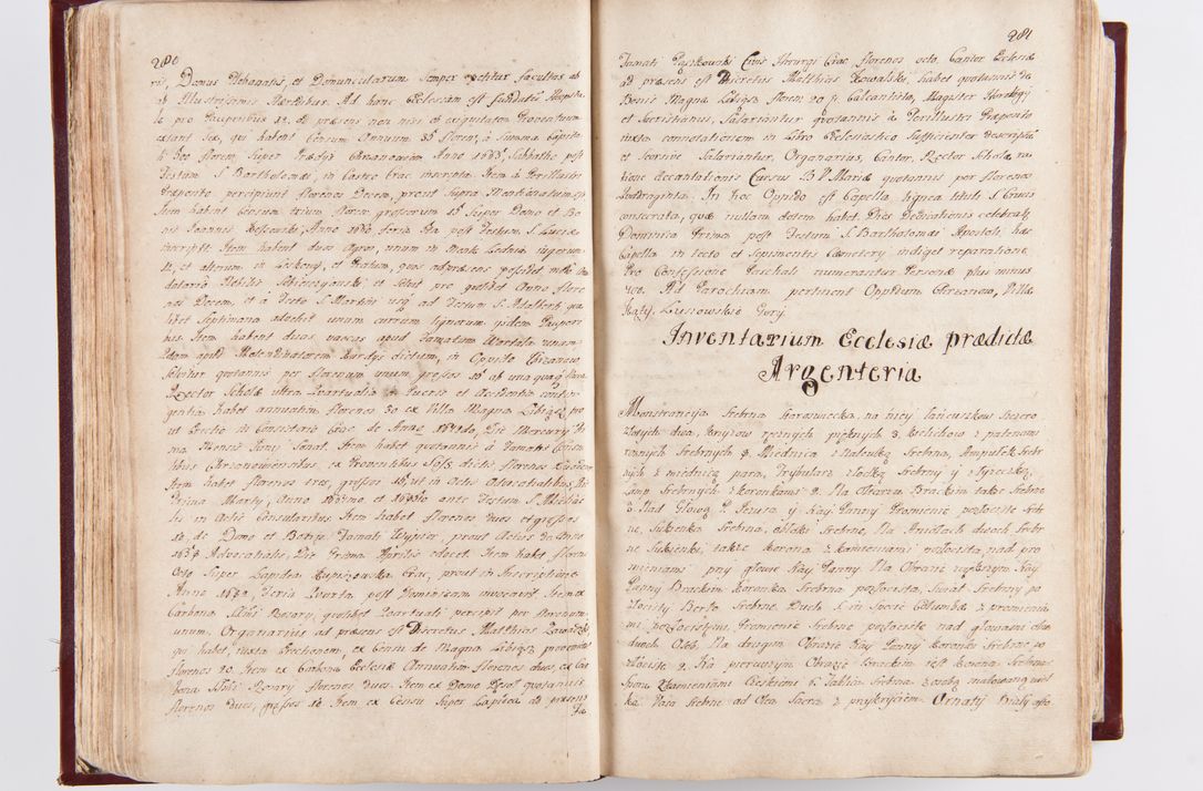 Zdjęcie nr 146 dla obiektu archiwalnego: Visitatio archidiaconatus Cracoviensis (Decanatus: Skalensis - 1727; Vitoviensis - 1727; Prossoviensis - 1728; Novi Montis - 1728; Scawinensis - 1729; Xsiążnensis - 1731; Woynicensis - 1731; Zatoriensis - 1729; Lipnicensis - 1730; Dobczycensis - 1730; Andreoviensis - 1731; Żyvecensis - 1732; Oswiemensis - 1732; Wielicensis - 1741; postea sequntur inventaria ecclesiarum decanatus Dobczycensis, Woynicensis, Andreoviensis) per R.D. Michaelem de Magna Kunice Kunicki, episcopum Arsiacensem, suffraganeum et archidiaconum Cracoviensem annis 1727 - 1741 peracta