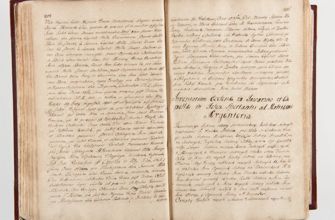 Zdjęcie nr 153 dla obiektu archiwalnego: Visitatio archidiaconatus Cracoviensis (Decanatus: Skalensis - 1727; Vitoviensis - 1727; Prossoviensis - 1728; Novi Montis - 1728; Scawinensis - 1729; Xsiążnensis - 1731; Woynicensis - 1731; Zatoriensis - 1729; Lipnicensis - 1730; Dobczycensis - 1730; Andreoviensis - 1731; Żyvecensis - 1732; Oswiemensis - 1732; Wielicensis - 1741; postea sequntur inventaria ecclesiarum decanatus Dobczycensis, Woynicensis, Andreoviensis) per R.D. Michaelem de Magna Kunice Kunicki, episcopum Arsiacensem, suffraganeum et archidiaconum Cracoviensem annis 1727 - 1741 peracta