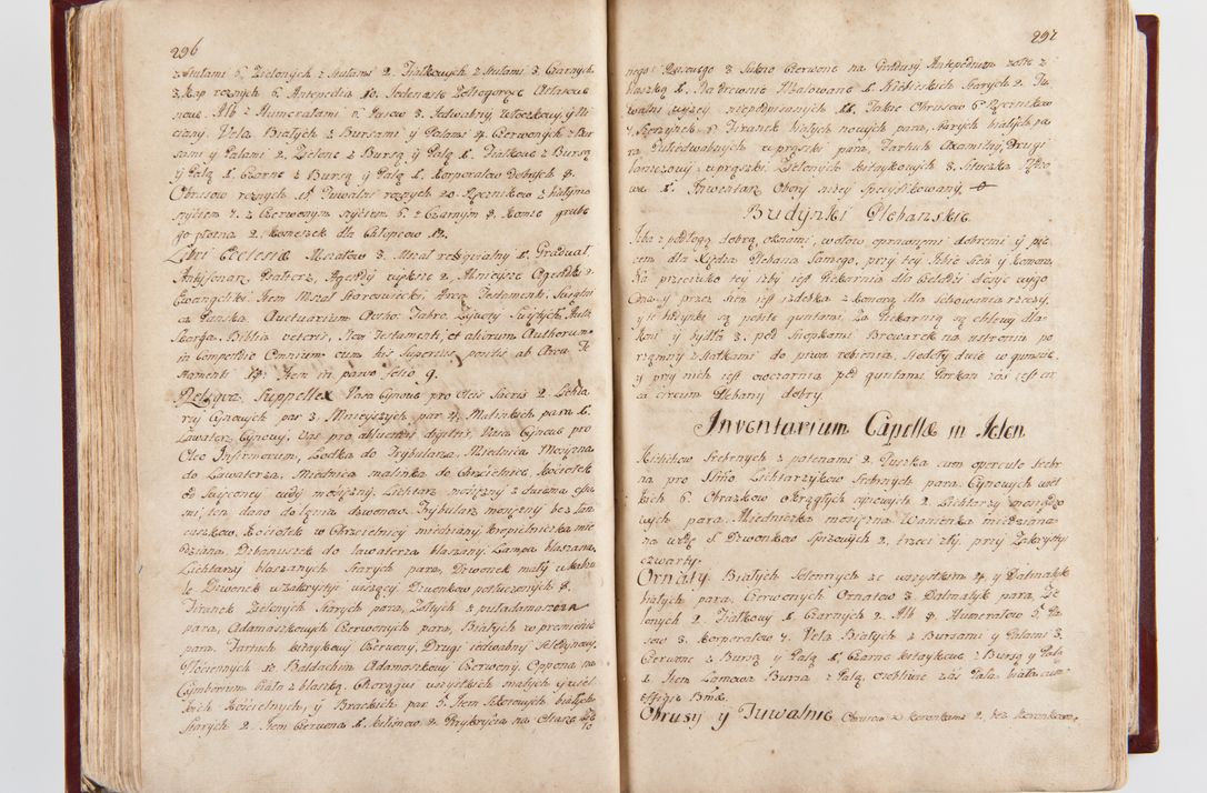 Zdjęcie nr 154 dla obiektu archiwalnego: Visitatio archidiaconatus Cracoviensis (Decanatus: Skalensis - 1727; Vitoviensis - 1727; Prossoviensis - 1728; Novi Montis - 1728; Scawinensis - 1729; Xsiążnensis - 1731; Woynicensis - 1731; Zatoriensis - 1729; Lipnicensis - 1730; Dobczycensis - 1730; Andreoviensis - 1731; Żyvecensis - 1732; Oswiemensis - 1732; Wielicensis - 1741; postea sequntur inventaria ecclesiarum decanatus Dobczycensis, Woynicensis, Andreoviensis) per R.D. Michaelem de Magna Kunice Kunicki, episcopum Arsiacensem, suffraganeum et archidiaconum Cracoviensem annis 1727 - 1741 peracta
