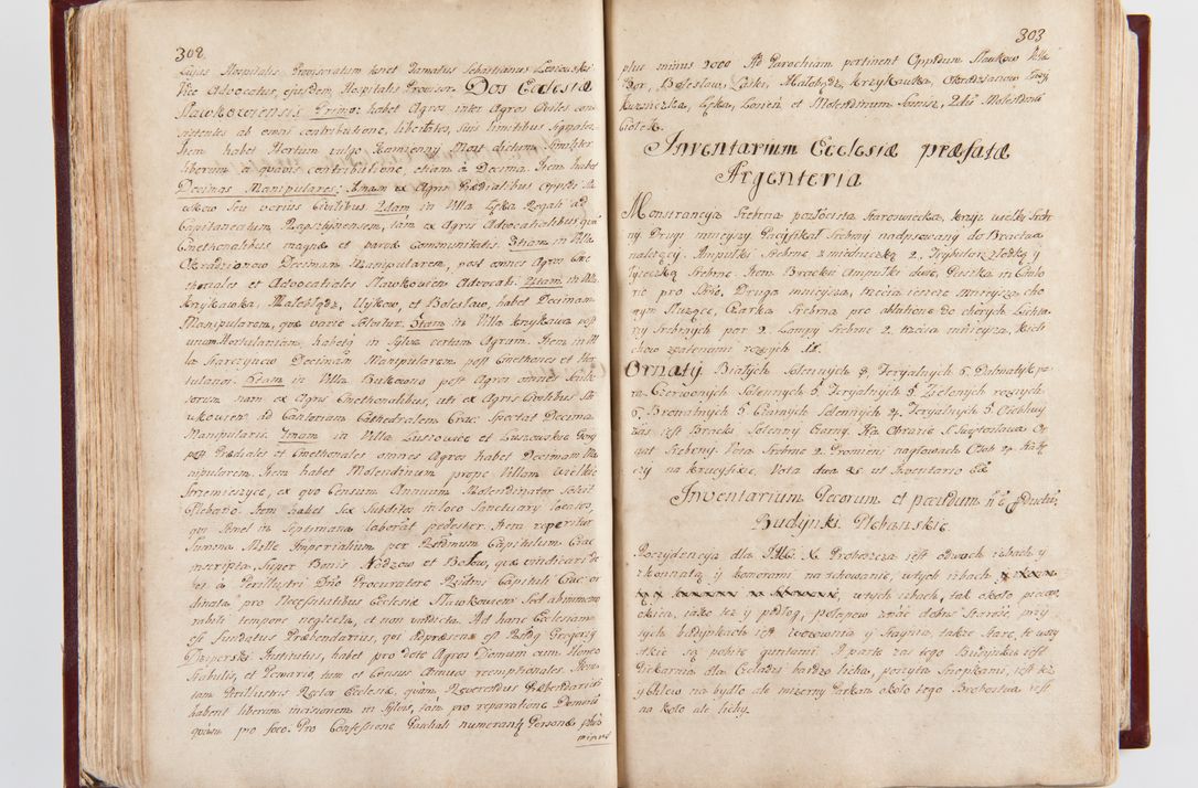 Zdjęcie nr 157 dla obiektu archiwalnego: Visitatio archidiaconatus Cracoviensis (Decanatus: Skalensis - 1727; Vitoviensis - 1727; Prossoviensis - 1728; Novi Montis - 1728; Scawinensis - 1729; Xsiążnensis - 1731; Woynicensis - 1731; Zatoriensis - 1729; Lipnicensis - 1730; Dobczycensis - 1730; Andreoviensis - 1731; Żyvecensis - 1732; Oswiemensis - 1732; Wielicensis - 1741; postea sequntur inventaria ecclesiarum decanatus Dobczycensis, Woynicensis, Andreoviensis) per R.D. Michaelem de Magna Kunice Kunicki, episcopum Arsiacensem, suffraganeum et archidiaconum Cracoviensem annis 1727 - 1741 peracta