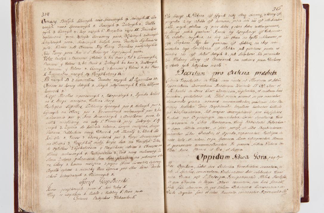 Zdjęcie nr 163 dla obiektu archiwalnego: Visitatio archidiaconatus Cracoviensis (Decanatus: Skalensis - 1727; Vitoviensis - 1727; Prossoviensis - 1728; Novi Montis - 1728; Scawinensis - 1729; Xsiążnensis - 1731; Woynicensis - 1731; Zatoriensis - 1729; Lipnicensis - 1730; Dobczycensis - 1730; Andreoviensis - 1731; Żyvecensis - 1732; Oswiemensis - 1732; Wielicensis - 1741; postea sequntur inventaria ecclesiarum decanatus Dobczycensis, Woynicensis, Andreoviensis) per R.D. Michaelem de Magna Kunice Kunicki, episcopum Arsiacensem, suffraganeum et archidiaconum Cracoviensem annis 1727 - 1741 peracta