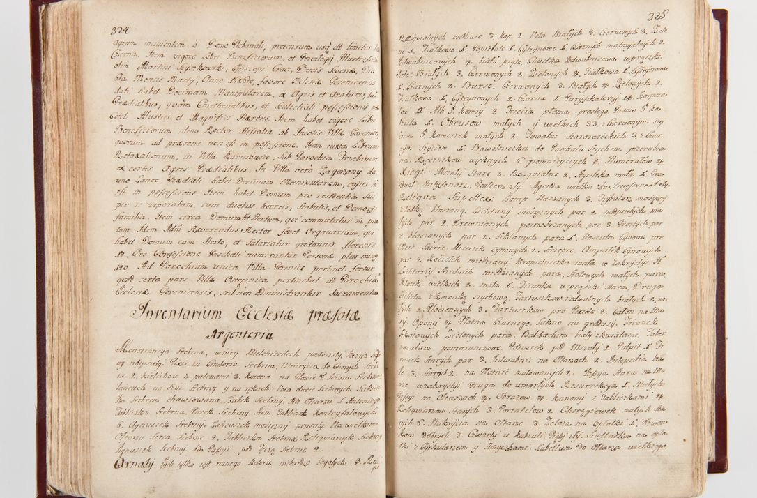 Zdjęcie nr 168 dla obiektu archiwalnego: Visitatio archidiaconatus Cracoviensis (Decanatus: Skalensis - 1727; Vitoviensis - 1727; Prossoviensis - 1728; Novi Montis - 1728; Scawinensis - 1729; Xsiążnensis - 1731; Woynicensis - 1731; Zatoriensis - 1729; Lipnicensis - 1730; Dobczycensis - 1730; Andreoviensis - 1731; Żyvecensis - 1732; Oswiemensis - 1732; Wielicensis - 1741; postea sequntur inventaria ecclesiarum decanatus Dobczycensis, Woynicensis, Andreoviensis) per R.D. Michaelem de Magna Kunice Kunicki, episcopum Arsiacensem, suffraganeum et archidiaconum Cracoviensem annis 1727 - 1741 peracta