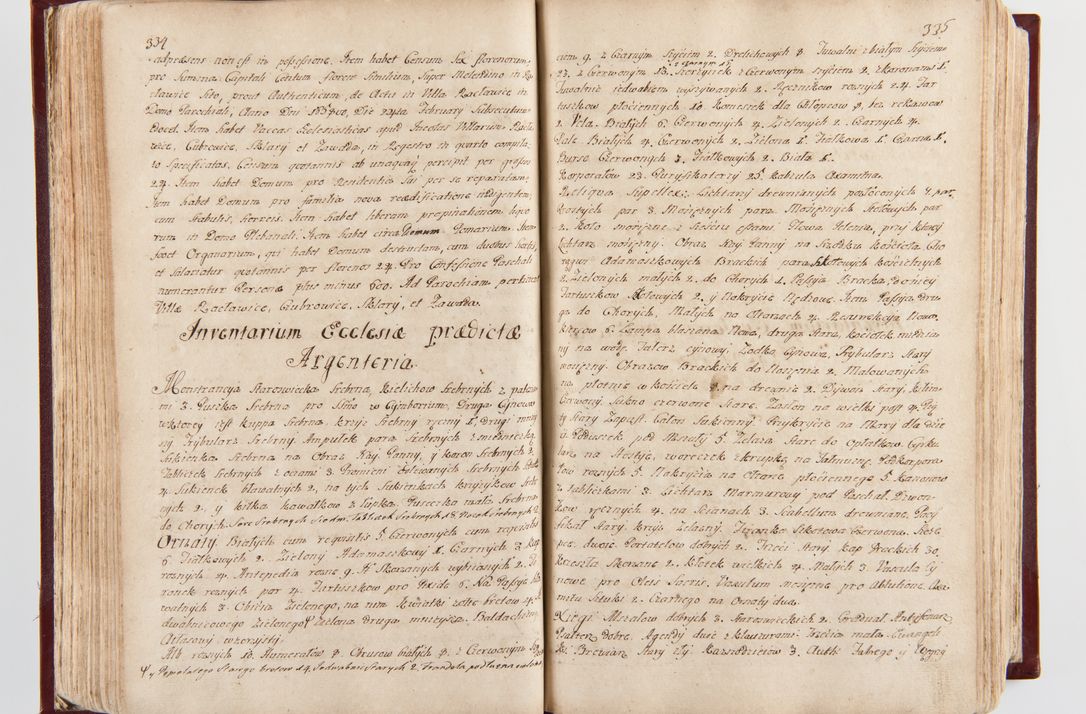 Zdjęcie nr 174 dla obiektu archiwalnego: Visitatio archidiaconatus Cracoviensis (Decanatus: Skalensis - 1727; Vitoviensis - 1727; Prossoviensis - 1728; Novi Montis - 1728; Scawinensis - 1729; Xsiążnensis - 1731; Woynicensis - 1731; Zatoriensis - 1729; Lipnicensis - 1730; Dobczycensis - 1730; Andreoviensis - 1731; Żyvecensis - 1732; Oswiemensis - 1732; Wielicensis - 1741; postea sequntur inventaria ecclesiarum decanatus Dobczycensis, Woynicensis, Andreoviensis) per R.D. Michaelem de Magna Kunice Kunicki, episcopum Arsiacensem, suffraganeum et archidiaconum Cracoviensem annis 1727 - 1741 peracta
