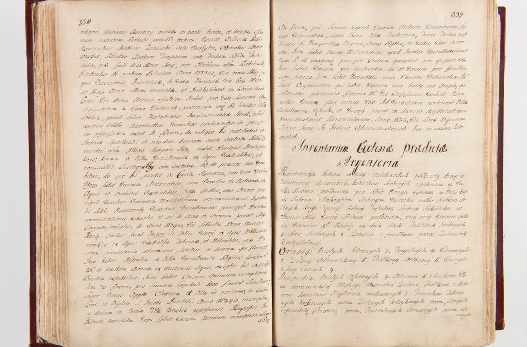 Zdjęcie nr 176 dla obiektu archiwalnego: Visitatio archidiaconatus Cracoviensis (Decanatus: Skalensis - 1727; Vitoviensis - 1727; Prossoviensis - 1728; Novi Montis - 1728; Scawinensis - 1729; Xsiążnensis - 1731; Woynicensis - 1731; Zatoriensis - 1729; Lipnicensis - 1730; Dobczycensis - 1730; Andreoviensis - 1731; Żyvecensis - 1732; Oswiemensis - 1732; Wielicensis - 1741; postea sequntur inventaria ecclesiarum decanatus Dobczycensis, Woynicensis, Andreoviensis) per R.D. Michaelem de Magna Kunice Kunicki, episcopum Arsiacensem, suffraganeum et archidiaconum Cracoviensem annis 1727 - 1741 peracta