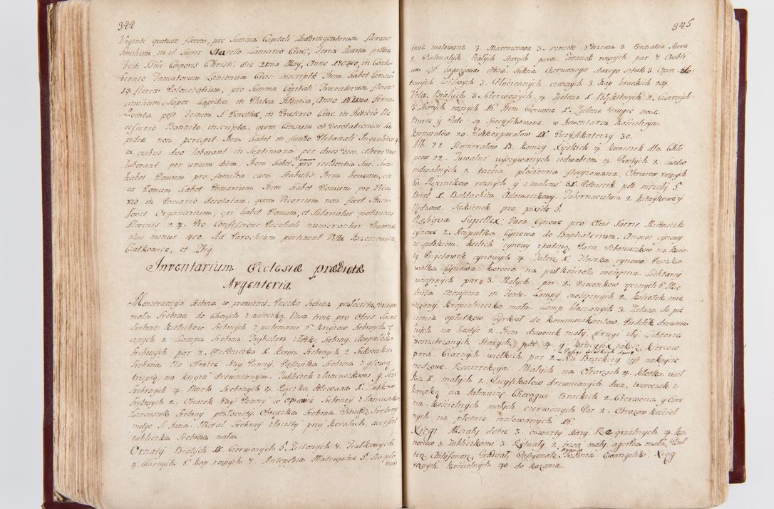 Zdjęcie nr 179 dla obiektu archiwalnego: Visitatio archidiaconatus Cracoviensis (Decanatus: Skalensis - 1727; Vitoviensis - 1727; Prossoviensis - 1728; Novi Montis - 1728; Scawinensis - 1729; Xsiążnensis - 1731; Woynicensis - 1731; Zatoriensis - 1729; Lipnicensis - 1730; Dobczycensis - 1730; Andreoviensis - 1731; Żyvecensis - 1732; Oswiemensis - 1732; Wielicensis - 1741; postea sequntur inventaria ecclesiarum decanatus Dobczycensis, Woynicensis, Andreoviensis) per R.D. Michaelem de Magna Kunice Kunicki, episcopum Arsiacensem, suffraganeum et archidiaconum Cracoviensem annis 1727 - 1741 peracta