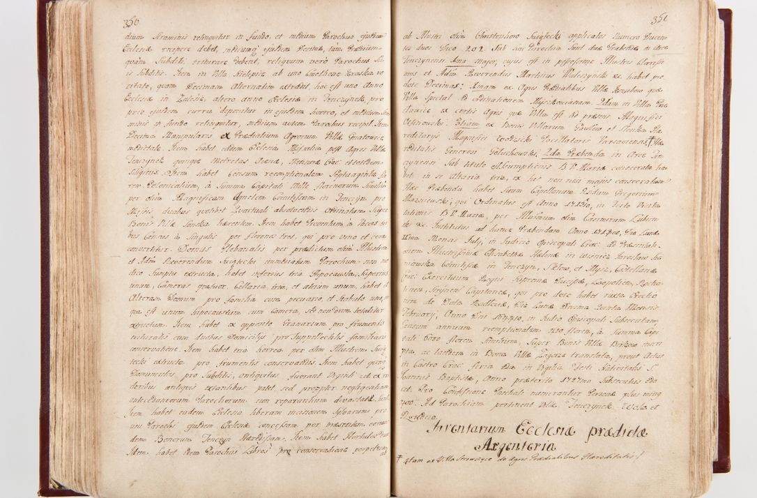 Zdjęcie nr 182 dla obiektu archiwalnego: Visitatio archidiaconatus Cracoviensis (Decanatus: Skalensis - 1727; Vitoviensis - 1727; Prossoviensis - 1728; Novi Montis - 1728; Scawinensis - 1729; Xsiążnensis - 1731; Woynicensis - 1731; Zatoriensis - 1729; Lipnicensis - 1730; Dobczycensis - 1730; Andreoviensis - 1731; Żyvecensis - 1732; Oswiemensis - 1732; Wielicensis - 1741; postea sequntur inventaria ecclesiarum decanatus Dobczycensis, Woynicensis, Andreoviensis) per R.D. Michaelem de Magna Kunice Kunicki, episcopum Arsiacensem, suffraganeum et archidiaconum Cracoviensem annis 1727 - 1741 peracta