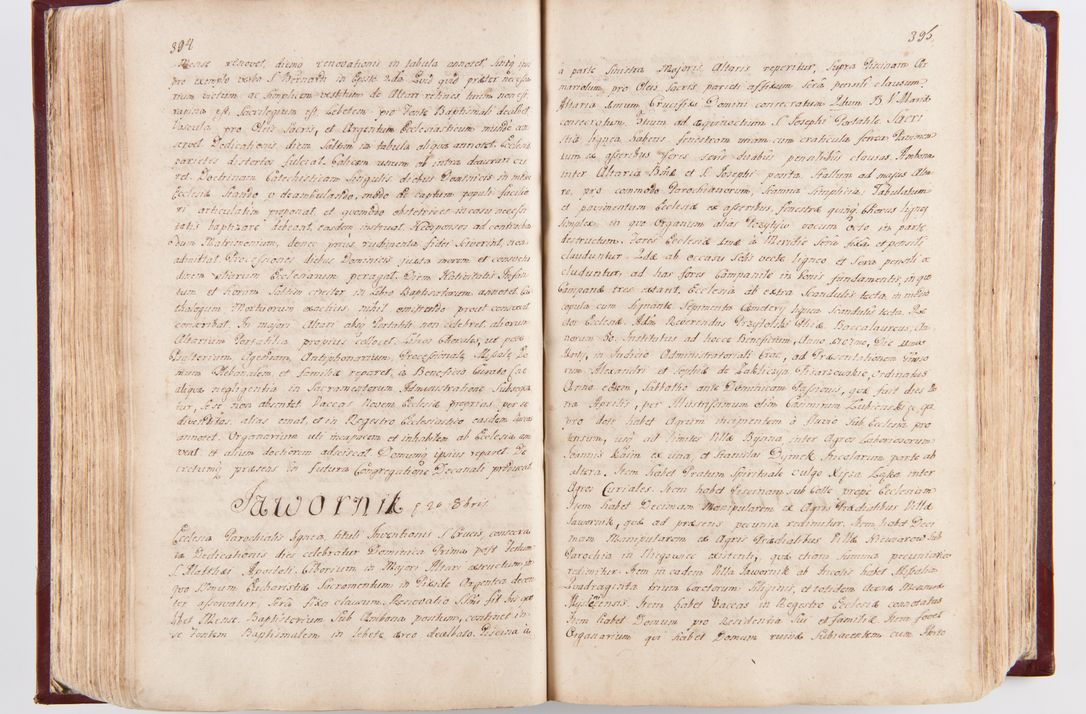 Zdjęcie nr 205 dla obiektu archiwalnego: Visitatio archidiaconatus Cracoviensis (Decanatus: Skalensis - 1727; Vitoviensis - 1727; Prossoviensis - 1728; Novi Montis - 1728; Scawinensis - 1729; Xsiążnensis - 1731; Woynicensis - 1731; Zatoriensis - 1729; Lipnicensis - 1730; Dobczycensis - 1730; Andreoviensis - 1731; Żyvecensis - 1732; Oswiemensis - 1732; Wielicensis - 1741; postea sequntur inventaria ecclesiarum decanatus Dobczycensis, Woynicensis, Andreoviensis) per R.D. Michaelem de Magna Kunice Kunicki, episcopum Arsiacensem, suffraganeum et archidiaconum Cracoviensem annis 1727 - 1741 peracta