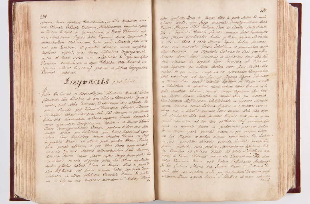 Zdjęcie nr 207 dla obiektu archiwalnego: Visitatio archidiaconatus Cracoviensis (Decanatus: Skalensis - 1727; Vitoviensis - 1727; Prossoviensis - 1728; Novi Montis - 1728; Scawinensis - 1729; Xsiążnensis - 1731; Woynicensis - 1731; Zatoriensis - 1729; Lipnicensis - 1730; Dobczycensis - 1730; Andreoviensis - 1731; Żyvecensis - 1732; Oswiemensis - 1732; Wielicensis - 1741; postea sequntur inventaria ecclesiarum decanatus Dobczycensis, Woynicensis, Andreoviensis) per R.D. Michaelem de Magna Kunice Kunicki, episcopum Arsiacensem, suffraganeum et archidiaconum Cracoviensem annis 1727 - 1741 peracta