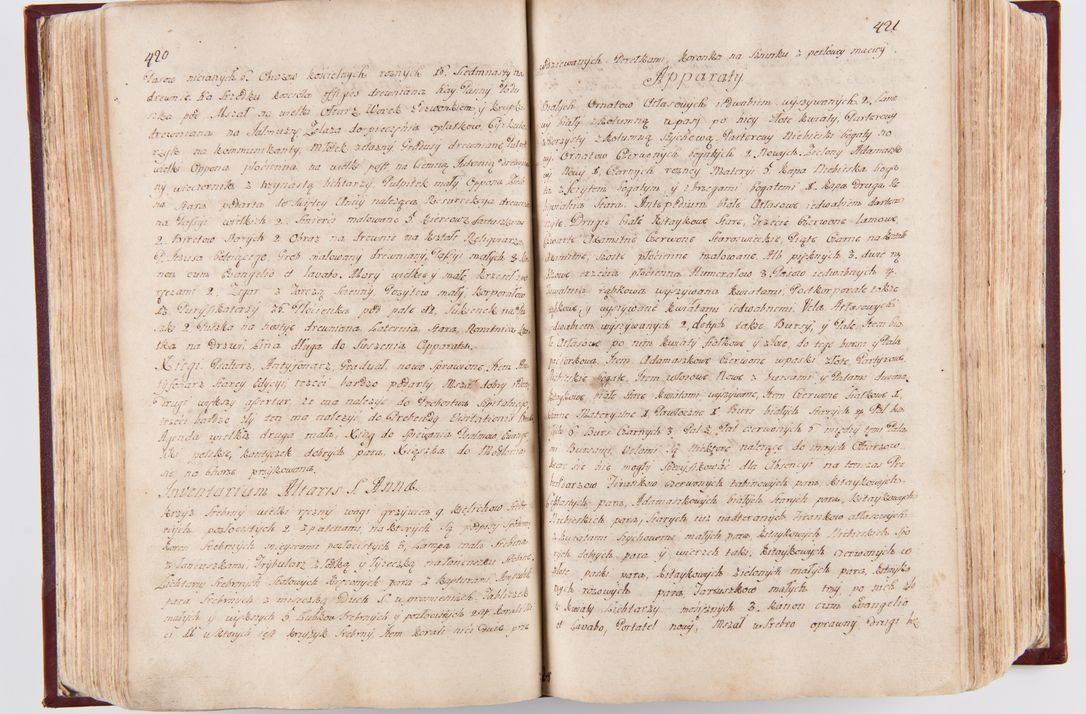 Zdjęcie nr 219 dla obiektu archiwalnego: Visitatio archidiaconatus Cracoviensis (Decanatus: Skalensis - 1727; Vitoviensis - 1727; Prossoviensis - 1728; Novi Montis - 1728; Scawinensis - 1729; Xsiążnensis - 1731; Woynicensis - 1731; Zatoriensis - 1729; Lipnicensis - 1730; Dobczycensis - 1730; Andreoviensis - 1731; Żyvecensis - 1732; Oswiemensis - 1732; Wielicensis - 1741; postea sequntur inventaria ecclesiarum decanatus Dobczycensis, Woynicensis, Andreoviensis) per R.D. Michaelem de Magna Kunice Kunicki, episcopum Arsiacensem, suffraganeum et archidiaconum Cracoviensem annis 1727 - 1741 peracta