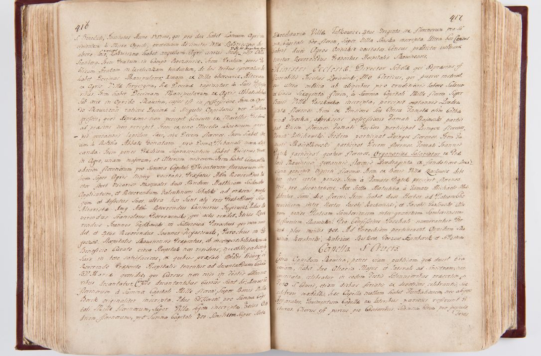 Zdjęcie nr 217 dla obiektu archiwalnego: Visitatio archidiaconatus Cracoviensis (Decanatus: Skalensis - 1727; Vitoviensis - 1727; Prossoviensis - 1728; Novi Montis - 1728; Scawinensis - 1729; Xsiążnensis - 1731; Woynicensis - 1731; Zatoriensis - 1729; Lipnicensis - 1730; Dobczycensis - 1730; Andreoviensis - 1731; Żyvecensis - 1732; Oswiemensis - 1732; Wielicensis - 1741; postea sequntur inventaria ecclesiarum decanatus Dobczycensis, Woynicensis, Andreoviensis) per R.D. Michaelem de Magna Kunice Kunicki, episcopum Arsiacensem, suffraganeum et archidiaconum Cracoviensem annis 1727 - 1741 peracta