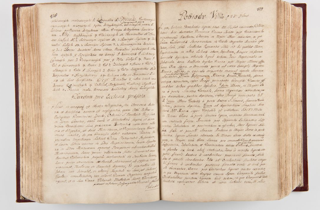 Zdjęcie nr 228 dla obiektu archiwalnego: Visitatio archidiaconatus Cracoviensis (Decanatus: Skalensis - 1727; Vitoviensis - 1727; Prossoviensis - 1728; Novi Montis - 1728; Scawinensis - 1729; Xsiążnensis - 1731; Woynicensis - 1731; Zatoriensis - 1729; Lipnicensis - 1730; Dobczycensis - 1730; Andreoviensis - 1731; Żyvecensis - 1732; Oswiemensis - 1732; Wielicensis - 1741; postea sequntur inventaria ecclesiarum decanatus Dobczycensis, Woynicensis, Andreoviensis) per R.D. Michaelem de Magna Kunice Kunicki, episcopum Arsiacensem, suffraganeum et archidiaconum Cracoviensem annis 1727 - 1741 peracta