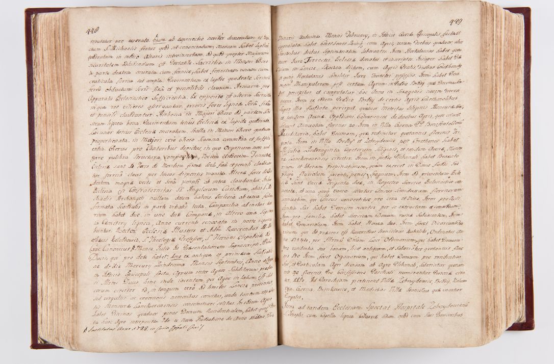 Zdjęcie nr 233 dla obiektu archiwalnego: Visitatio archidiaconatus Cracoviensis (Decanatus: Skalensis - 1727; Vitoviensis - 1727; Prossoviensis - 1728; Novi Montis - 1728; Scawinensis - 1729; Xsiążnensis - 1731; Woynicensis - 1731; Zatoriensis - 1729; Lipnicensis - 1730; Dobczycensis - 1730; Andreoviensis - 1731; Żyvecensis - 1732; Oswiemensis - 1732; Wielicensis - 1741; postea sequntur inventaria ecclesiarum decanatus Dobczycensis, Woynicensis, Andreoviensis) per R.D. Michaelem de Magna Kunice Kunicki, episcopum Arsiacensem, suffraganeum et archidiaconum Cracoviensem annis 1727 - 1741 peracta